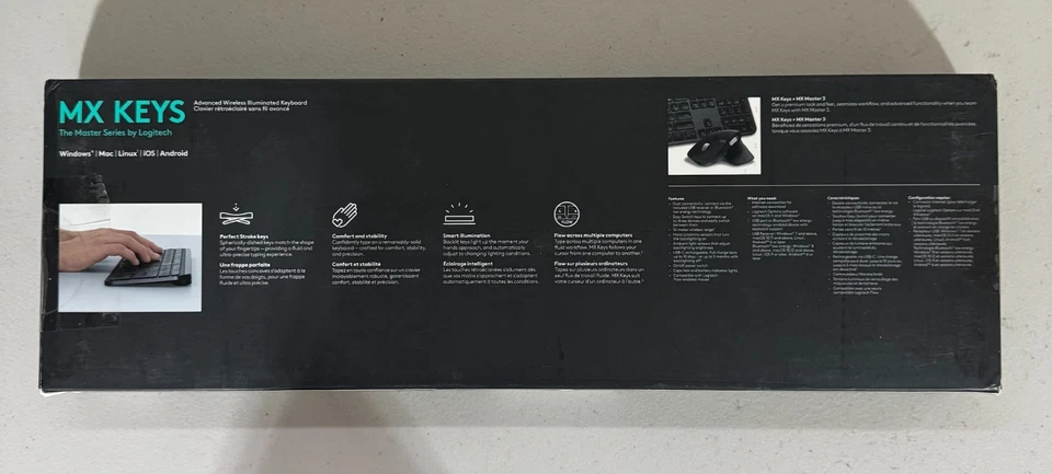 Teclado inalámbrico Logitech MX Keys S tamaño completo Bluetooth 🚚ENVÍO GRATUITO🚚 Foto 2 de 2