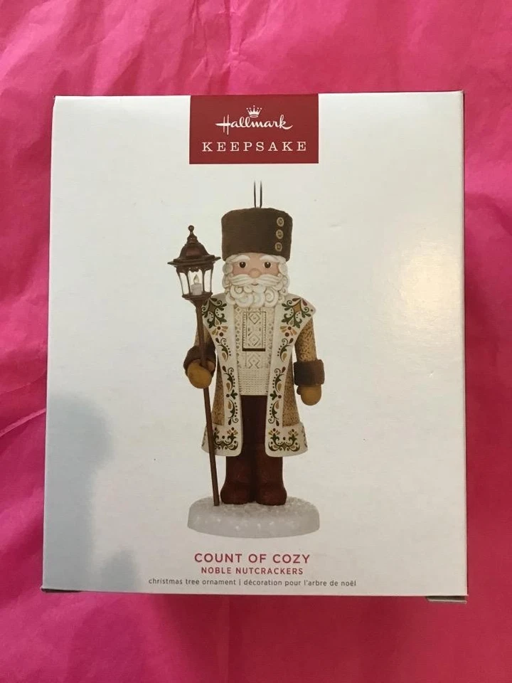 Hallmark Ornament 2022 Count of Cozy Noble Nutcrackers 4th in series new #4