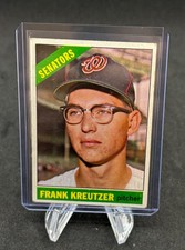 1966 Topps - #211 Frank Kreutzer- Washington Senators