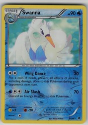 Swanna 27/98 Reverse Holo Rare Emerging Powers