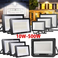 10-500W LED Floodlight Spot Light Security Flood Lights Outdoor Garden Lamp IP65
