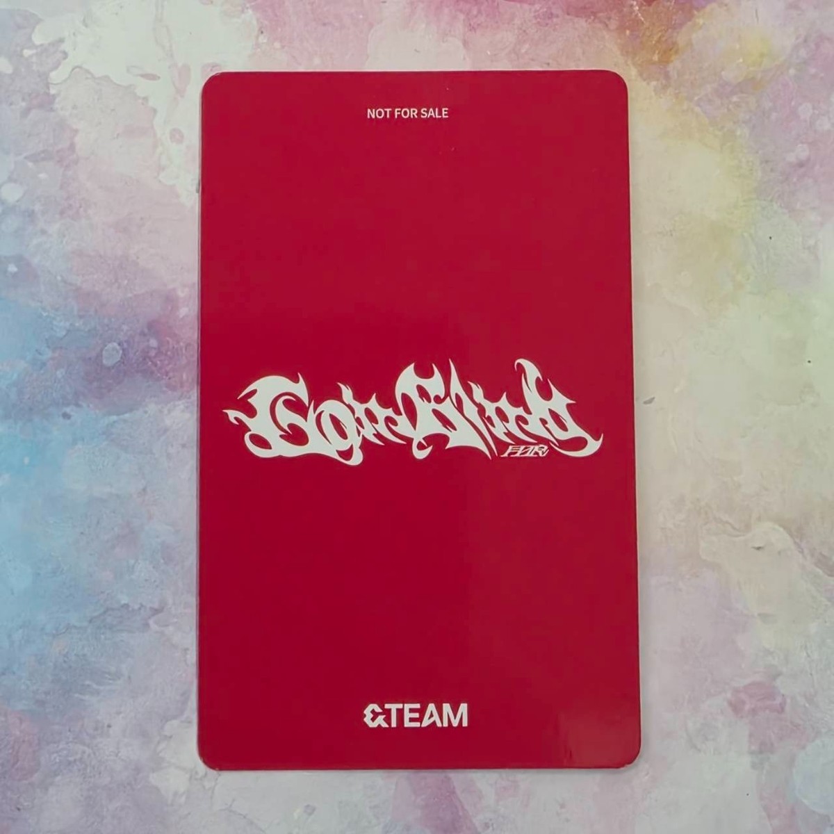 &TEAM 月狼 Go in Blind 3rd Single JAPAN Luckydraw photo card