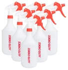 6 x Trigger Spray Bottles RED 1000ml chemical resistant heads SPRAY BOTTLE