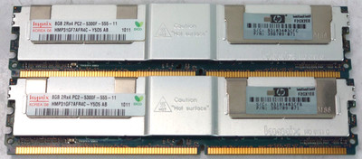Hynix 16GB RAM 2x8GB Kit DDR2 FB-DIMM 5300F 555-11 HP 398709-071 Mac Pro 1,1 2,1