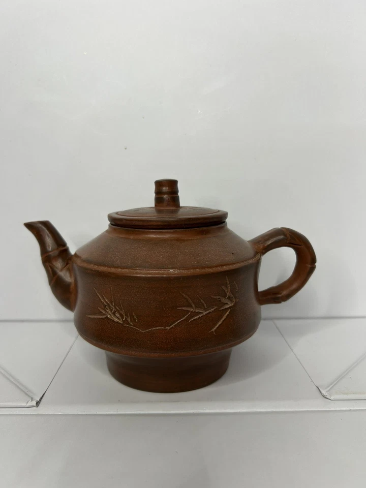  Bule de argila chinês Yixing Zisha gravura "Hall of Health" (magnetismo testado) - Imagem 4 de 4