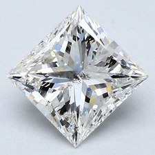 Cert. GIA 1.70 CT Princess Cut Natural Mined Diamond Loose I color SI2 clarity