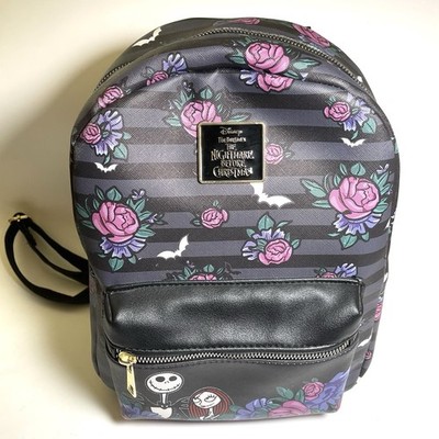 The Nightmare Before Christmas Jack and Sally Bioworld Mini Backpack Disney