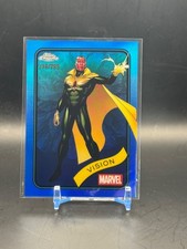 2025 Topps Chrome Marvel VISION #139 Blue Refractor (139) /299 RAW