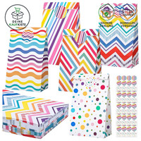 GeschenktüTen Kindergeburtstag 50 StüCk 5 Stile Bunt PapiertüTen Party