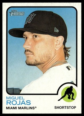 2022 Topps Heritage Miguel Rojas Miami Marlins #224