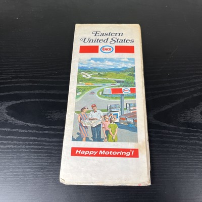 1970-1972 Enco Eastern United States Roadmap