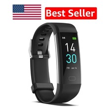 Waterproof Fitness Tracker with Heart Rate  Sleep Monitor - Slim Design