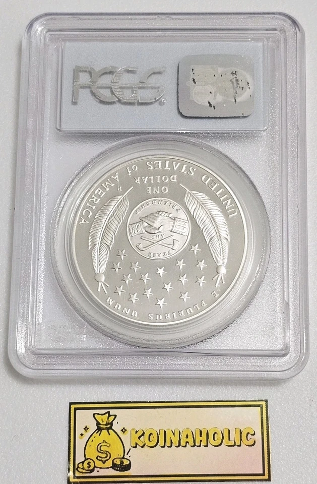 2004 P $1 Lewis & Clark PCGS PR69 DCAM Commemorative Pulled From Storage Fast 🚢 - Image 4 of 4