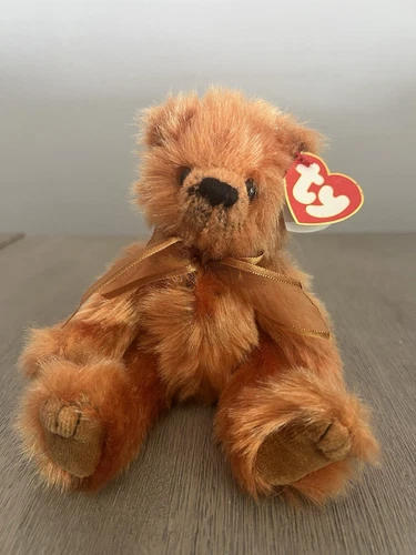 Ty Beanie Babies Vintage 1993 Clay Orange Bear Attic Treasures Retired and Rare