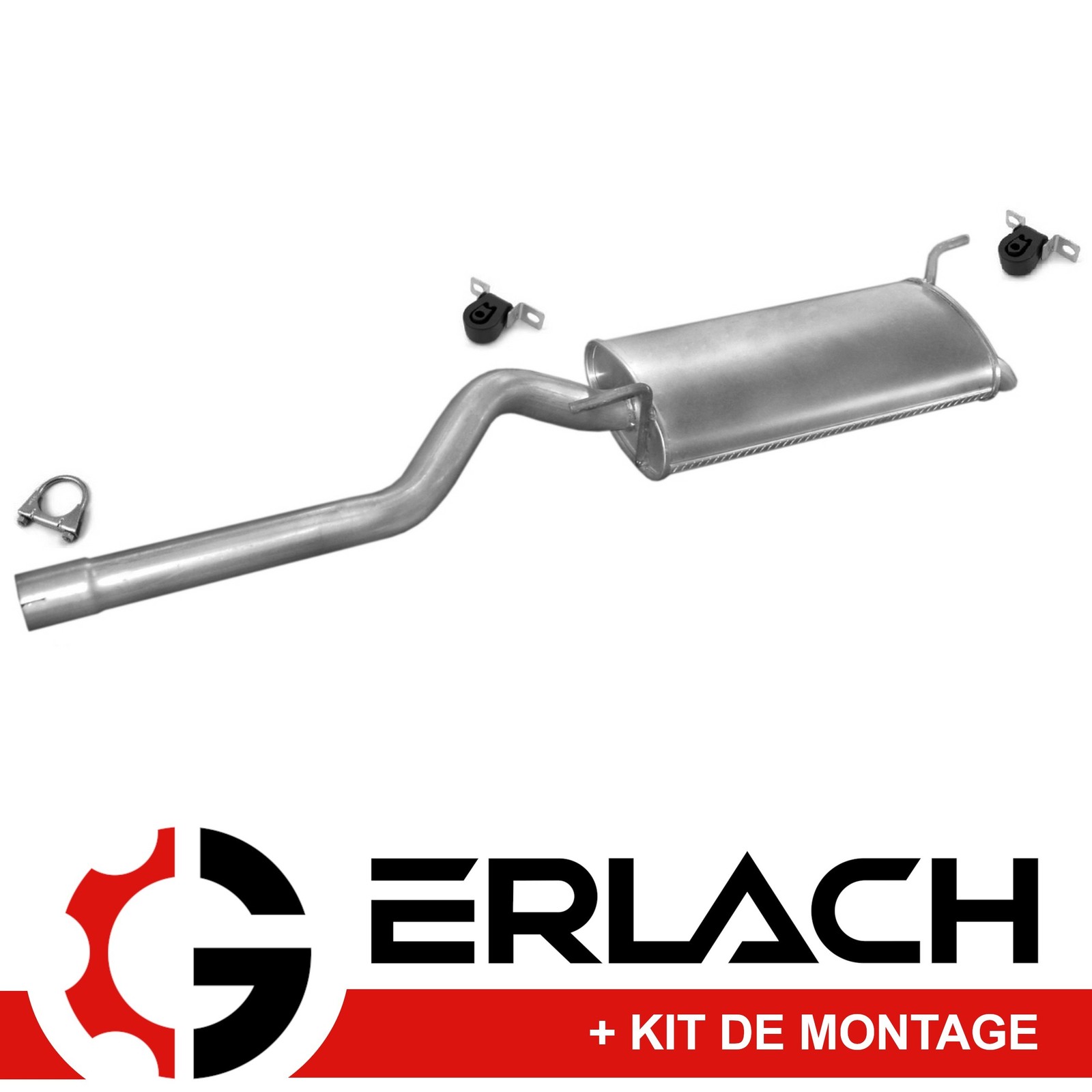 Silencieux arrière Seat Inca et VW Caddy 1.7 1.9 diesel échappement 4110