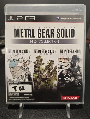 Metal Gear Solid HD Collection PS3 PlayStation 3 Complete CIB/TESTED