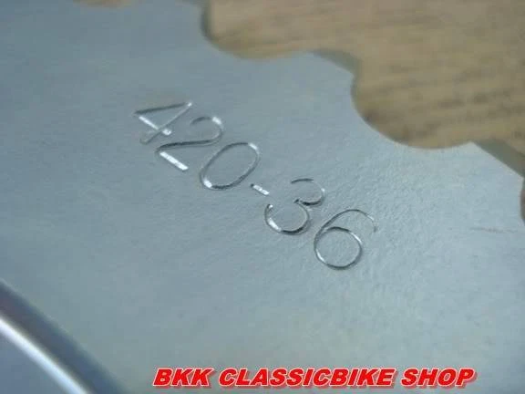 Piñón trasero 36T Honda C100 CA100 C102 CD105 C105 CM90 CM91 // NUEVO Foto 3 de 3