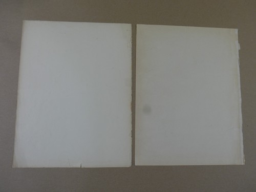 11 sheets genuine reclaimed antique plain paper with age toning aprox 24x30cm - Picture 9 of 14