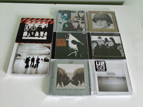 U2 CD Album Konvolut, Rassel und Brummen, The Joshua Tree usw.