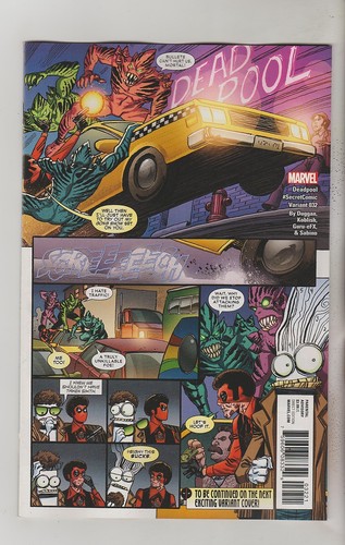 MARVEL COMICS DEADPOOL #32 JULY 2017 KOBLISH SECRET COMIC VARIANT 1ST PRINT NM
