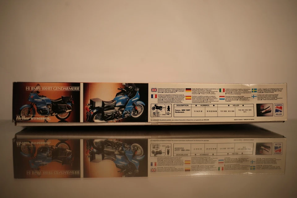 Kit de motocicleta modelo sin construir BMW 100RT Gendarmería Humbrol Heller 80955 1:8 Foto 4 de 4