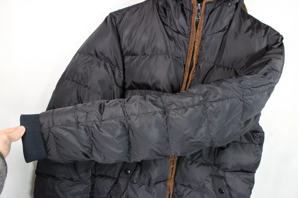 Куртка пуховая мужская Scotch & Soda пуховая маленькая черная на молнии с капюшоном с подкладкой - Изображение 4 из 4