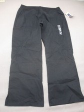 NWT Cherokee Size PL Women BLK Cotton Blend Stretch Waist Pocket Scrub Pants 442