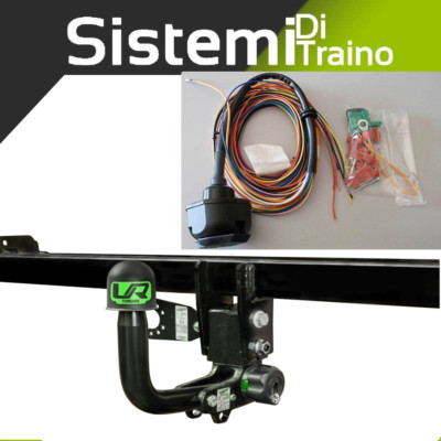 Gancio Di Traino Per VW Tiguan I 5N (SUV, 11.2007-12.2015) – STEINHOF, Estraibile Verticale Con Kit Elettrico 13-poli, Facile E Robusto