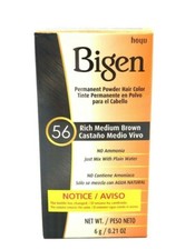 Bigen Permanent Powder Hair Color 6g / 0.21oz 7 Colors 3 PACKS