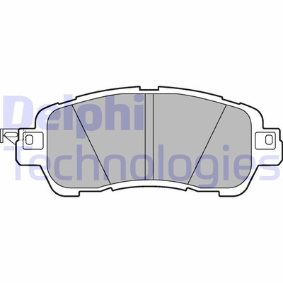 Bremsbelagsatz  Scheibenbremse vorne Delphi LP3189 für MAZDA