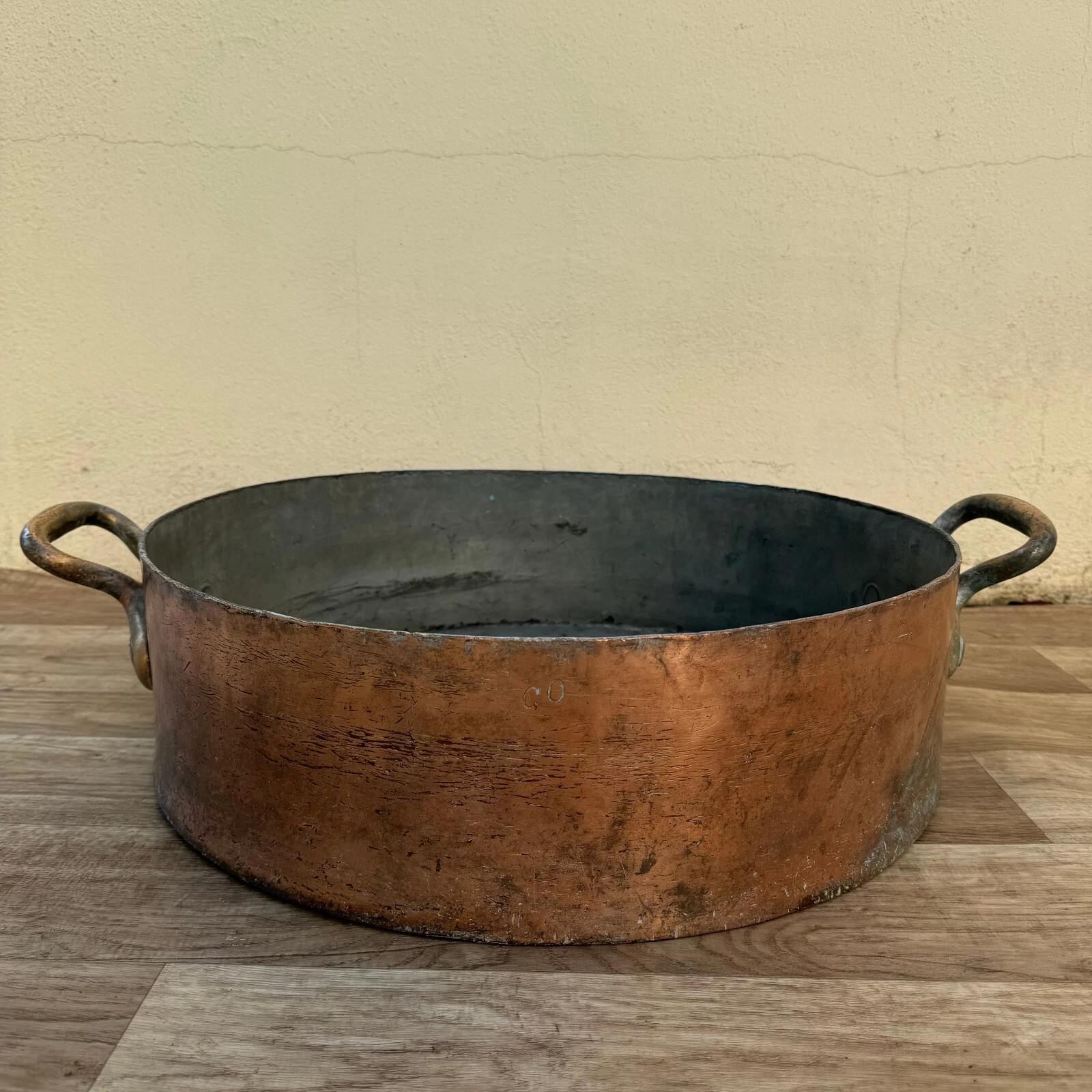Antique French Copper Stock Pot Gaillard Paris Large Cookware 20.5" 0407242
Opens in a new window or