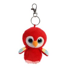 YooHoo Lora Keet Clip on 4" tall Aurora World Mini Plush Collectible Red