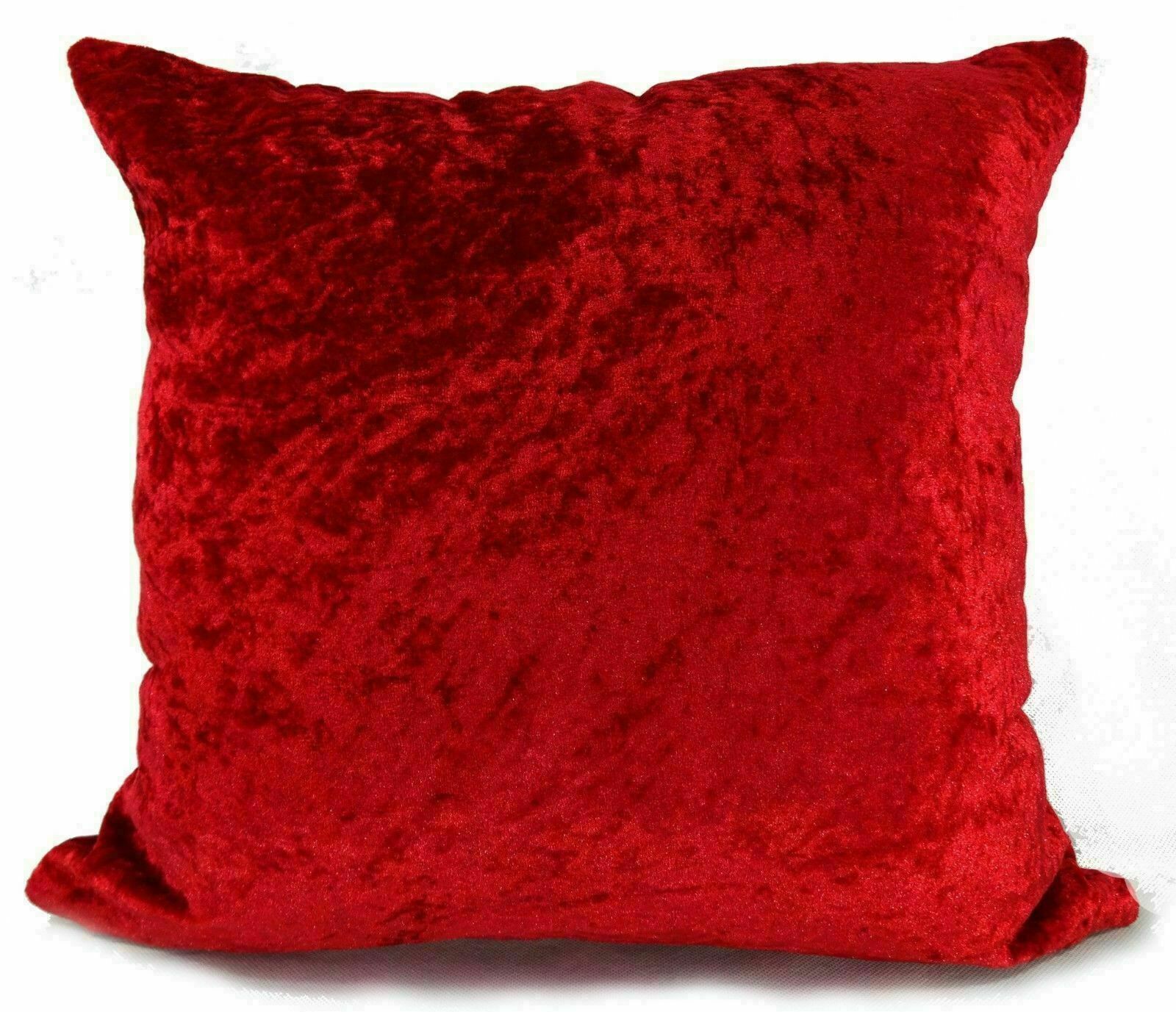 Pack of 4 Plain Luxury Crushed Velvet Cushion Cover 18 inch Covers Only