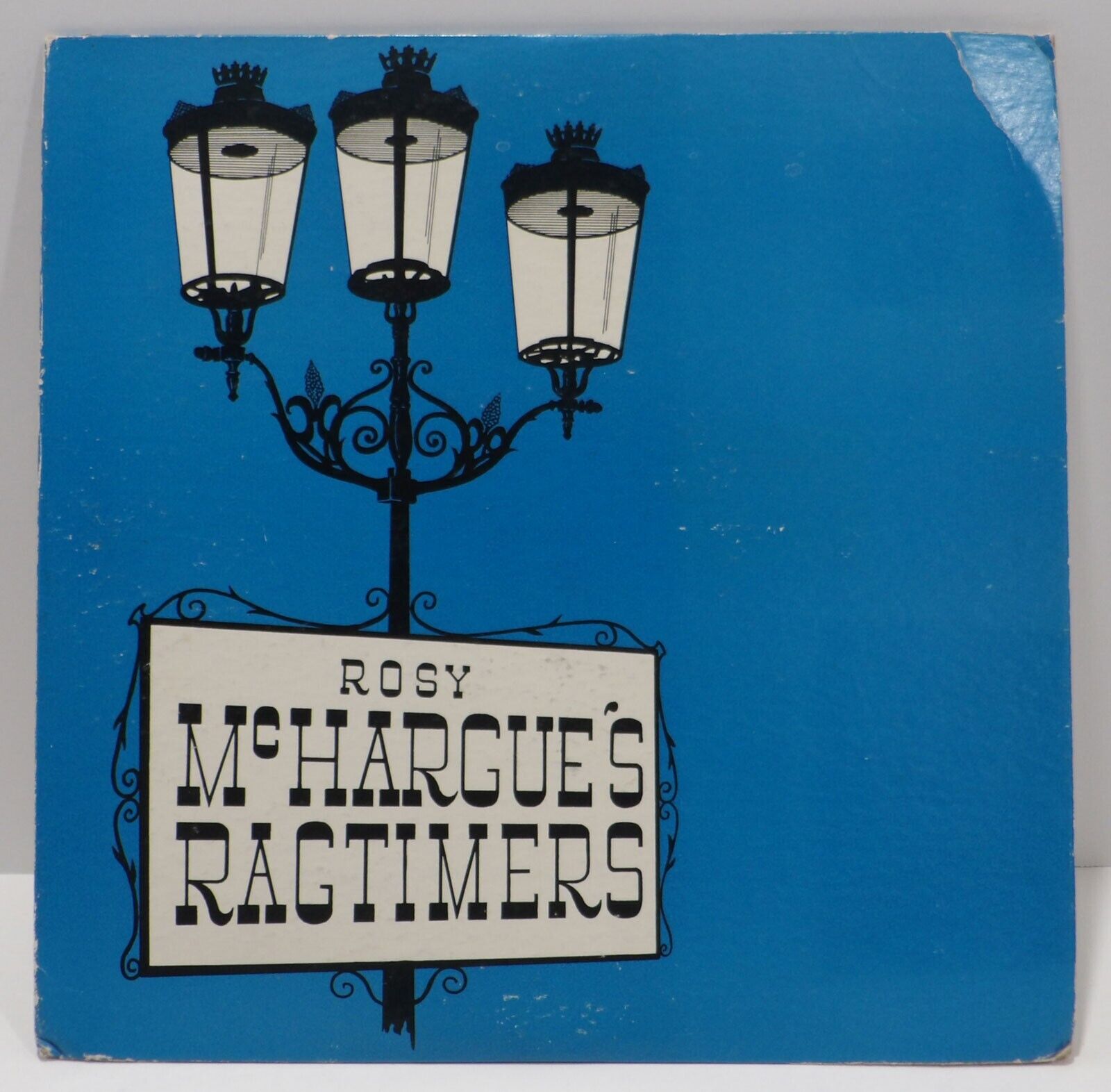 Rosy McHargue's Ragtimers Jump JL-8 10" 33 RPM Blue Vinyl VG+ Sleeve VG