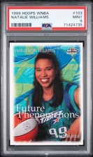 1999 Hoops WNBA Natalie Williams Rookie PSA 9 Las Vegas Aces Utah Starzz