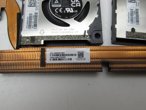 HP Envy x360 15-ey Series 15.6" Genuine CPU Cooling Fans w/Heatsink N09630-001 - Photo 2/2