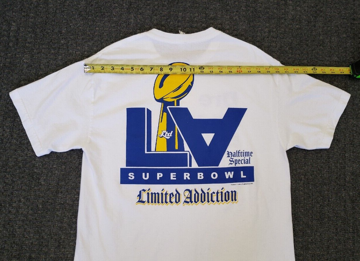 2022年スーパーボウル HALFTIME SHOW Tシャツ NFL Superbowl Men's Large White T Shirt Halftime Show 2022