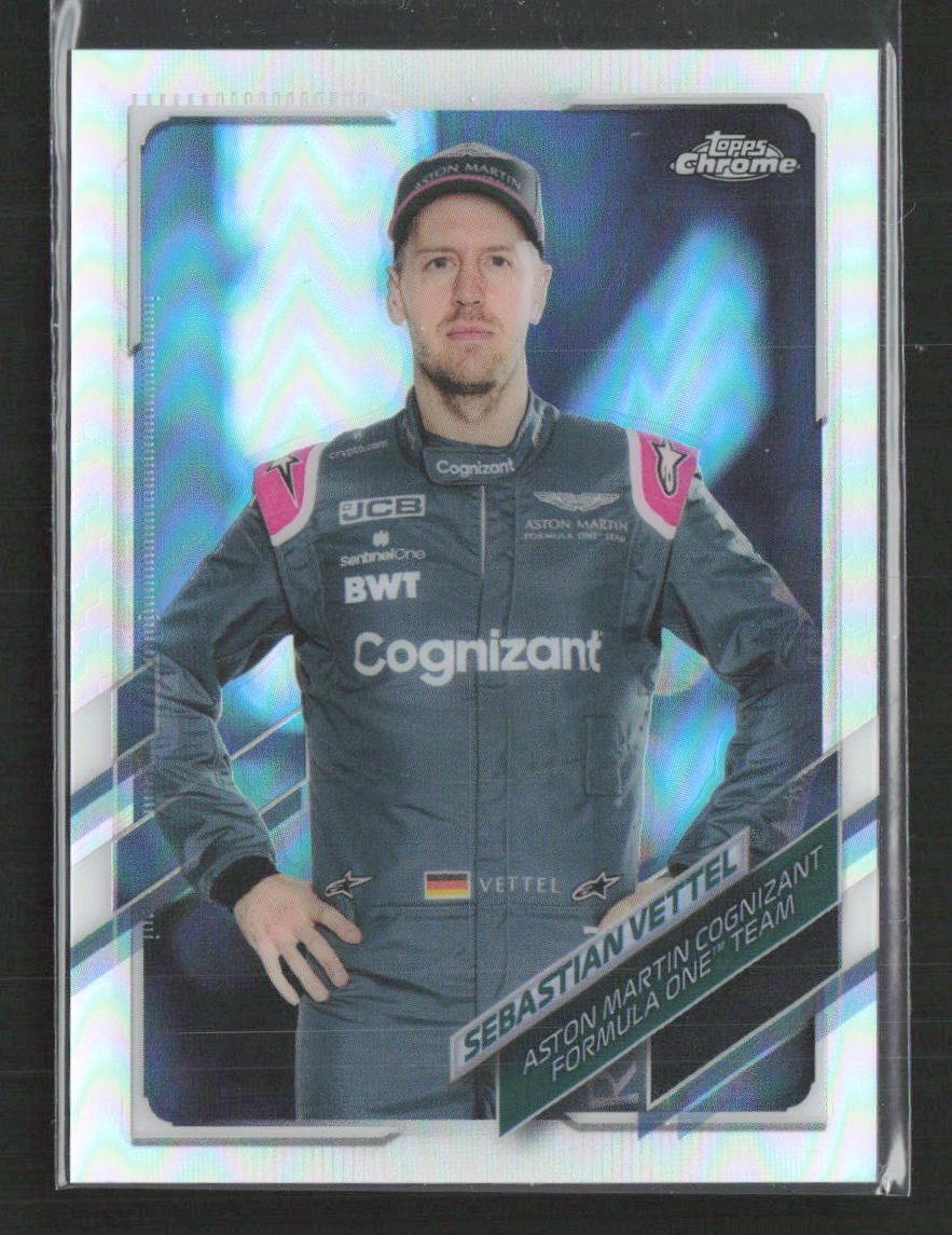 2021 Topps Chrome Formula 1 #7 Sebastian Vettel Refractor (X)