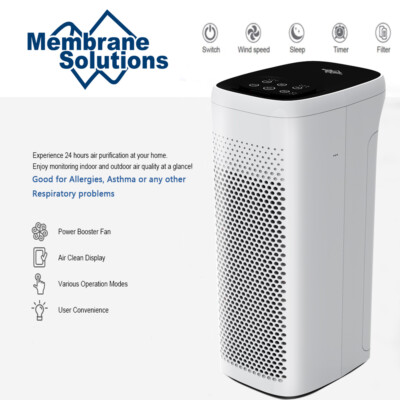 Large Room Air Purifier for Home Allergies Smog Pet Washable Filter Air Cleaner