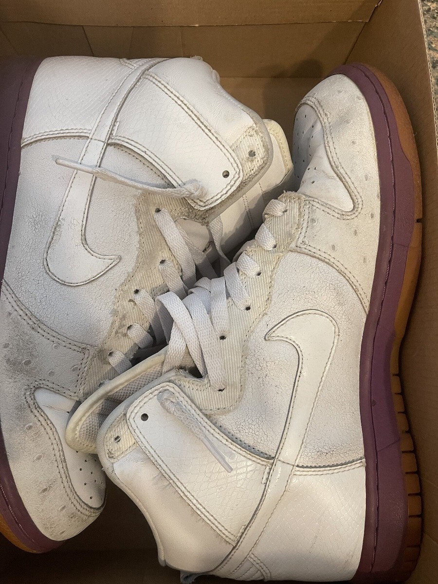 Size Nike Dunk Deluxe High White Hyacinth for sale online