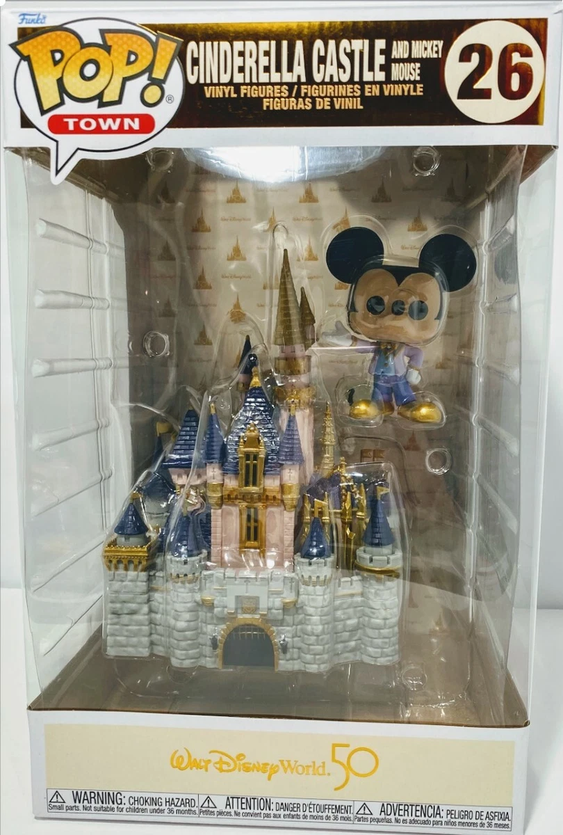 Pop! Town: Walt Disney World 50th Anniversary - Cinderella Castle w/ Mickey  Mouse