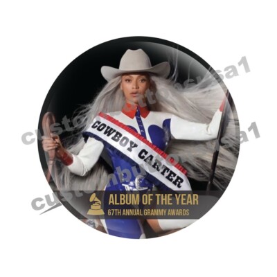 BEYONCE BUTTON - ALBUM OF THE YEAR - COWBOY CARTER - 67th Annual Grammy ...