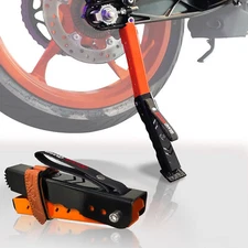 Moto Jack for Bike Adjustable, Chain Cleaning and Lubrication, Puncture Check f