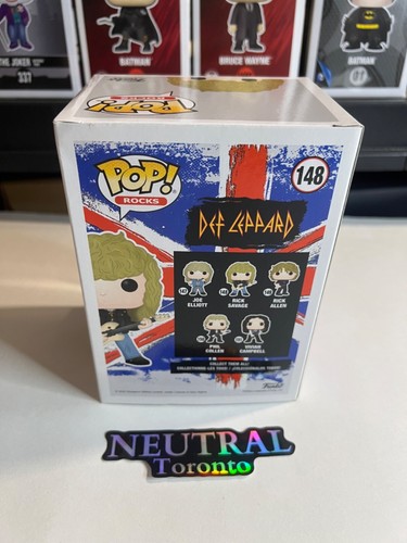 Funko POP! Rocks Def Leppard Lot #147 #148 #149 #150 #151 - Picture 8 of 21
