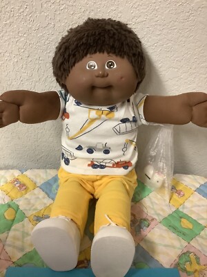 RARE Vintage Cabbage Patch Kid African American HM#8 Fuzzy
