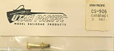 Utah Pacific #506 Caboose Stack (O Scale) Brass Casting / Made in USA