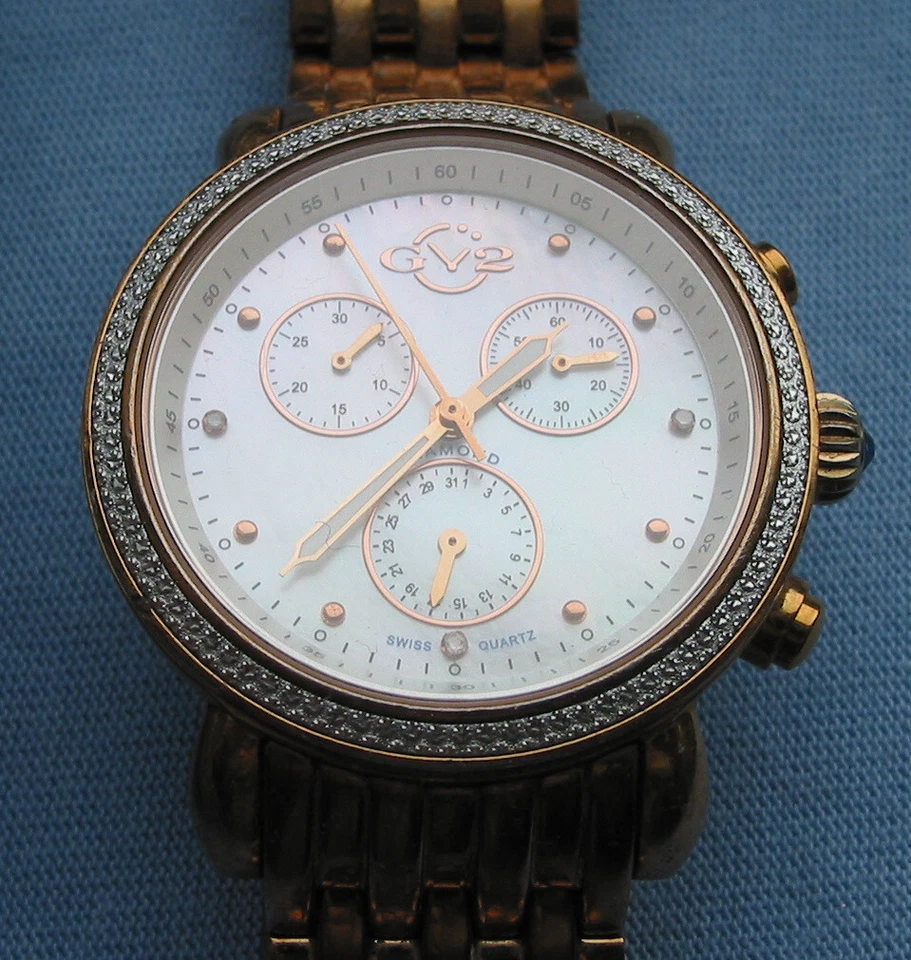 Gevril GV2 Marsala 钻石型号 9808 限量版女士正装手表 — 第 2/4 张图片