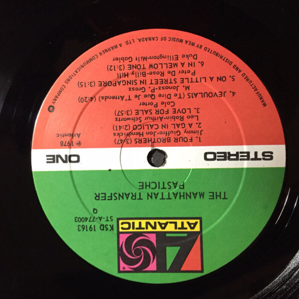 マンハッタン・トランスファー PASTICHE LP P-6442A y183 The Manhattan Transfer - Pastiche (LP, Album) | eBay