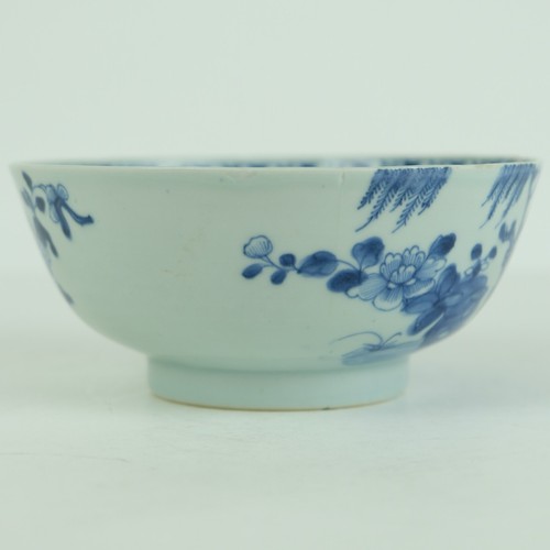 Lovely Chinese porcelain bowl antique blue and white Qing 18th century 18,2 cm - Picture 5 of 15
