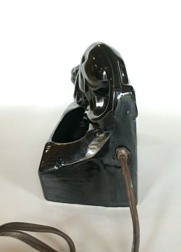 Vintage 1950's Black Panther TV Console Lamp / Planter, Ceramic - Picture 7 of 12